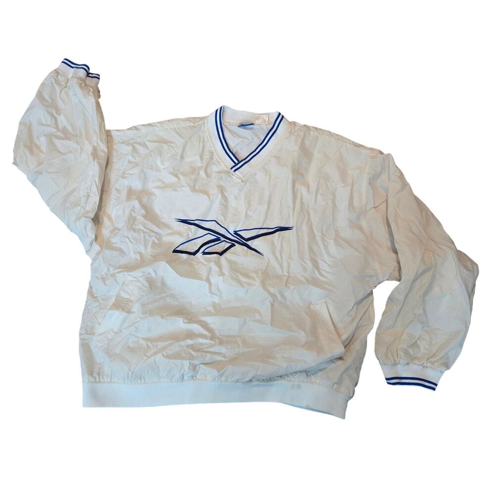 Vintage Reebok Pullover Windbreaker Shirt Men's  XL